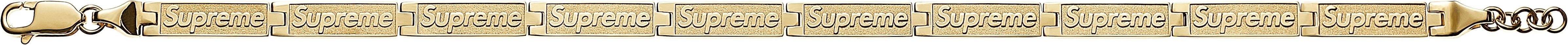 Supreme®/Jacob & Co Logo Link Bracelet (14k Gold) view 4